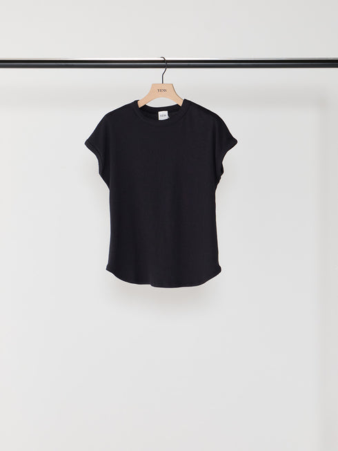 SHORT SLEEVE RIB TEE / Y241-81020-5